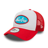 New Era Oval Red Trucker Cap