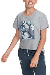 Tricou Under Armour Copii Rival Print Fill SS 1343851-011