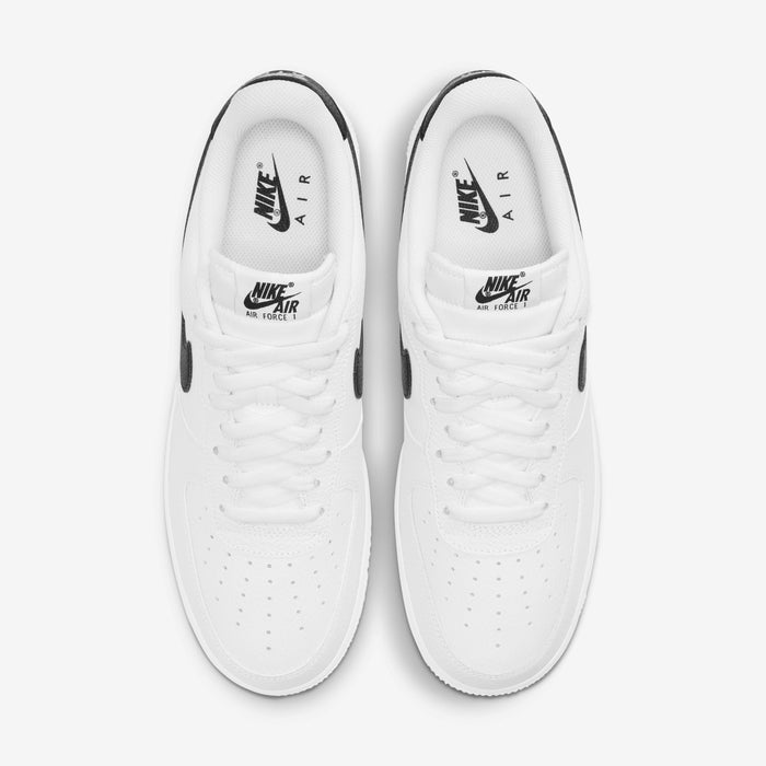 Nike Air Force 1 Low '07 White Black Pebbled Leather