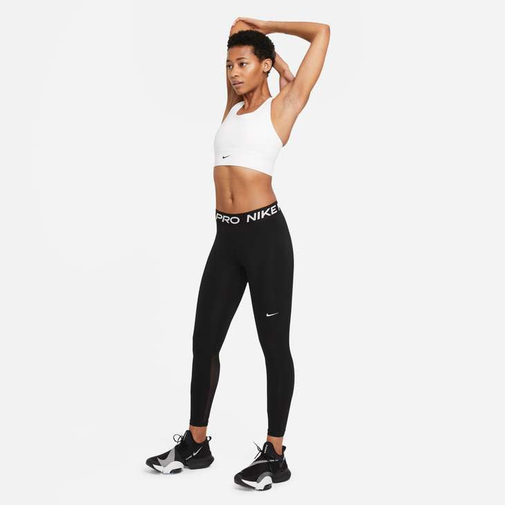 Nike Pro Women's Mid-Rise Mesh-Panelled Leggings