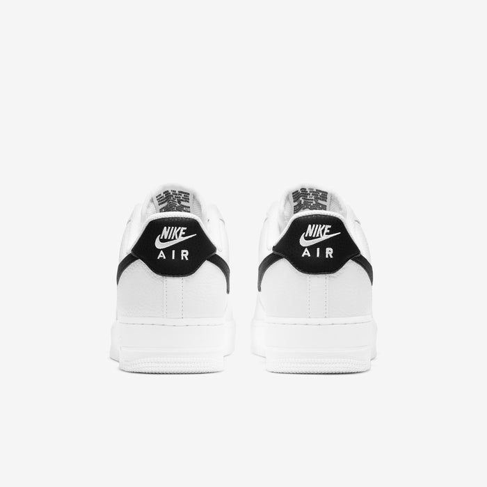 Nike Air Force 1 Low '07 White Black Pebbled Leather