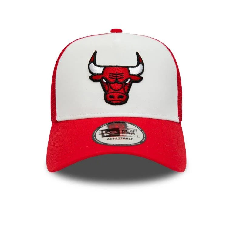 Șapcă New Era 9FORTY A-frame Trucker Chicago Bulls Reglabilă Alb Rosu