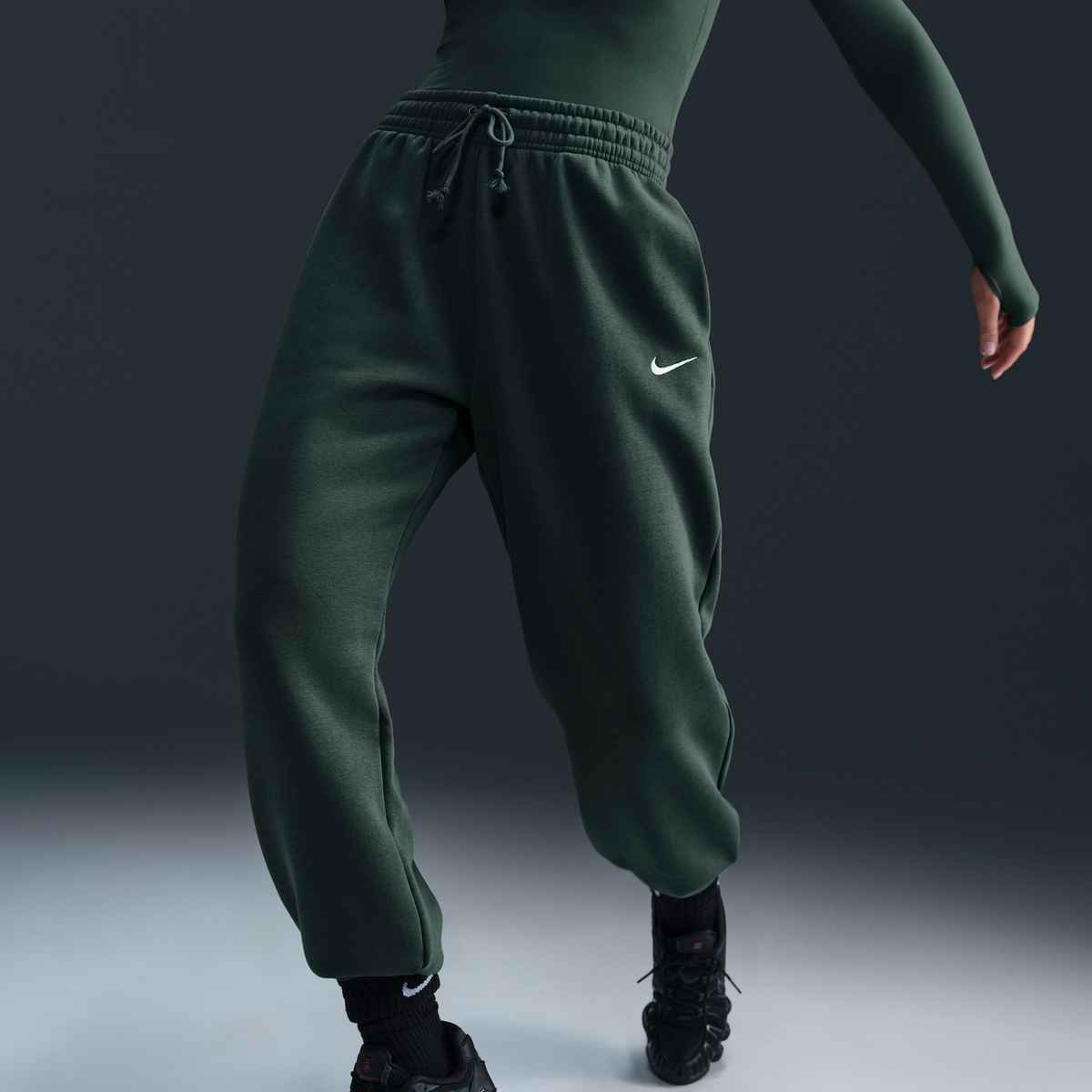 Pantaloni Dama Nike Phoenix Fleece High-Waisted Oversized