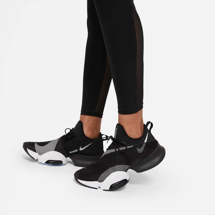 Nike Pro Women's Mid-Rise Mesh-Panelled Leggings