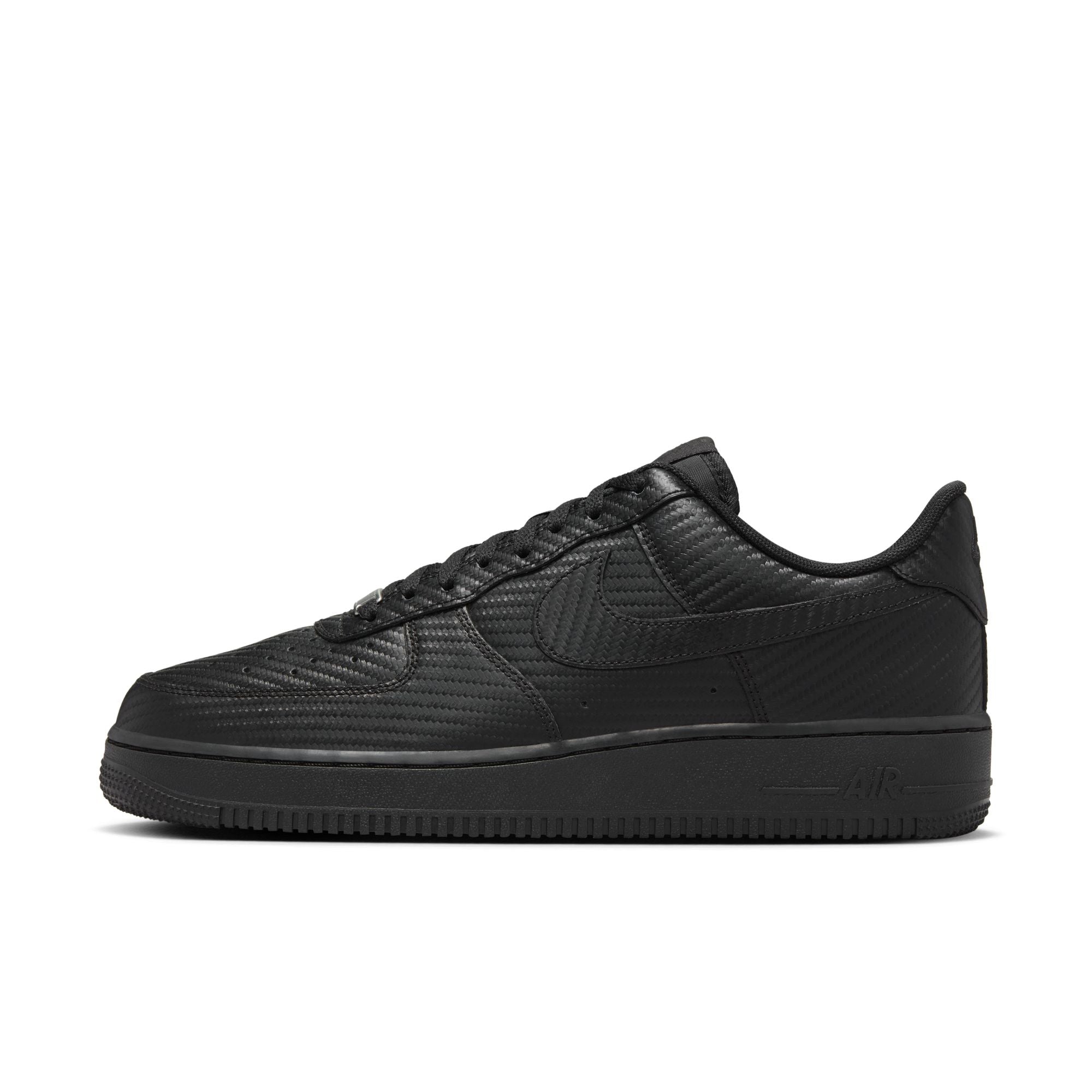 Pantofi Sport Nike Air Force 1 Black Carbon Fiber