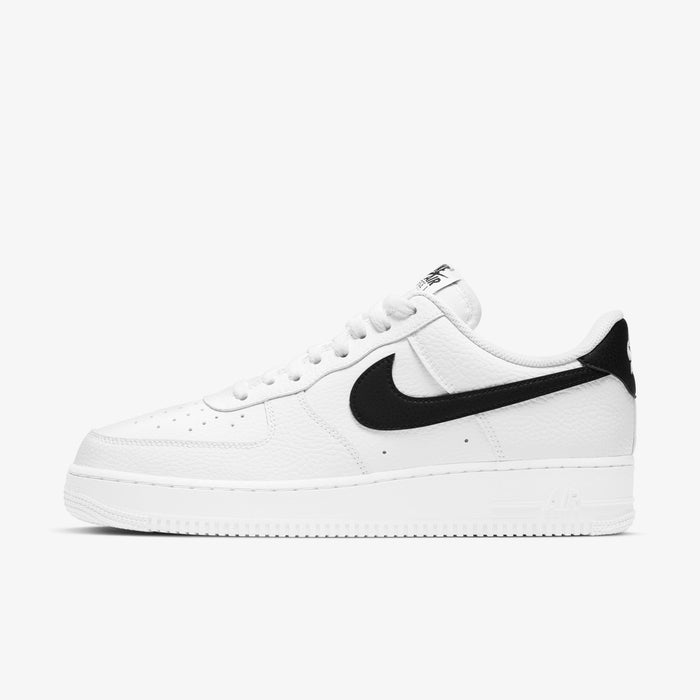 Nike Air Force 1 Low '07 White Black Pebbled Leather