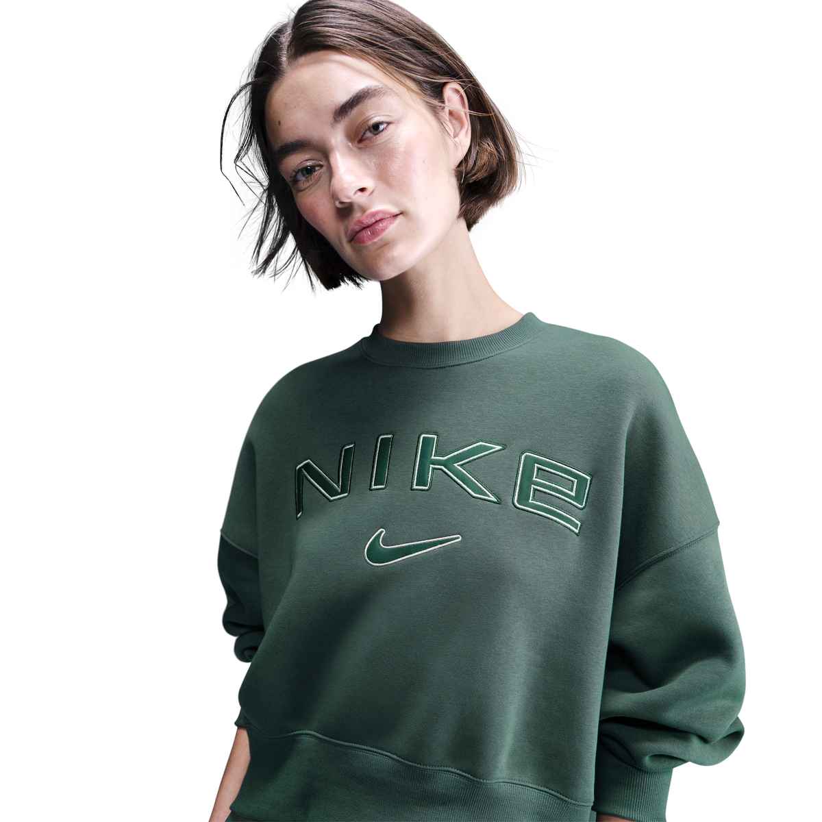 Nike Sportswear Phoenix Fleece Women's Over-Oversized Crew-Neck Logo Sweatshirt