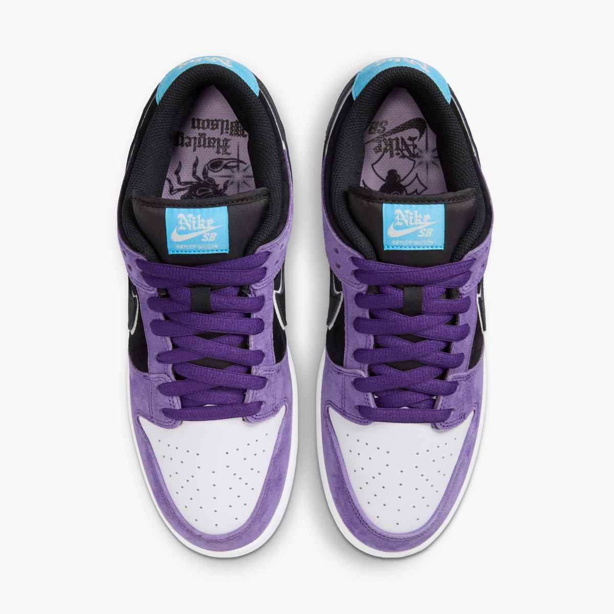 Pantofi sport Nike SB Dunk Low Pro x Hayley Wilson Black and Court Purple