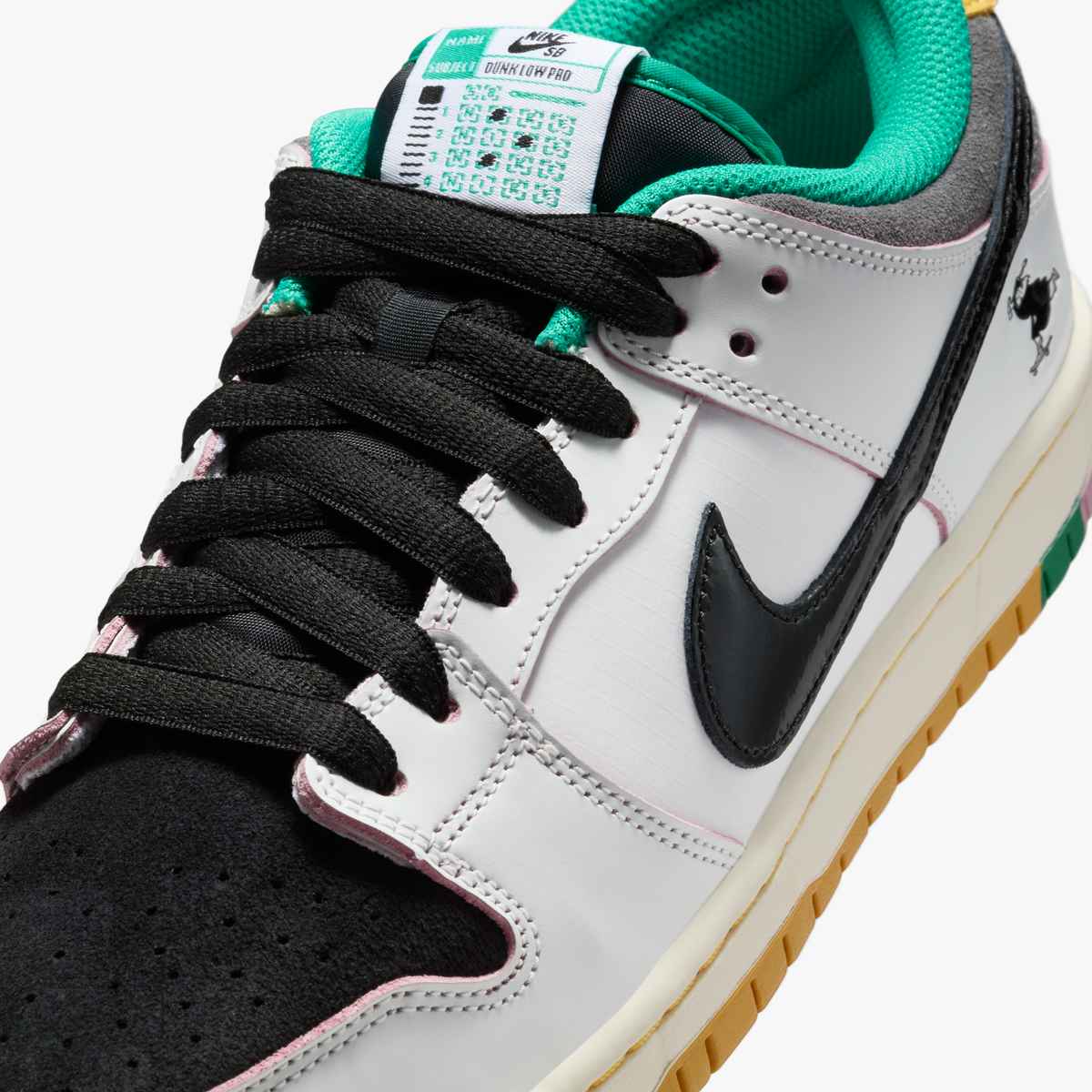 Pantofi sport Nike SB Dunk Low Pro x CSEF White and Black