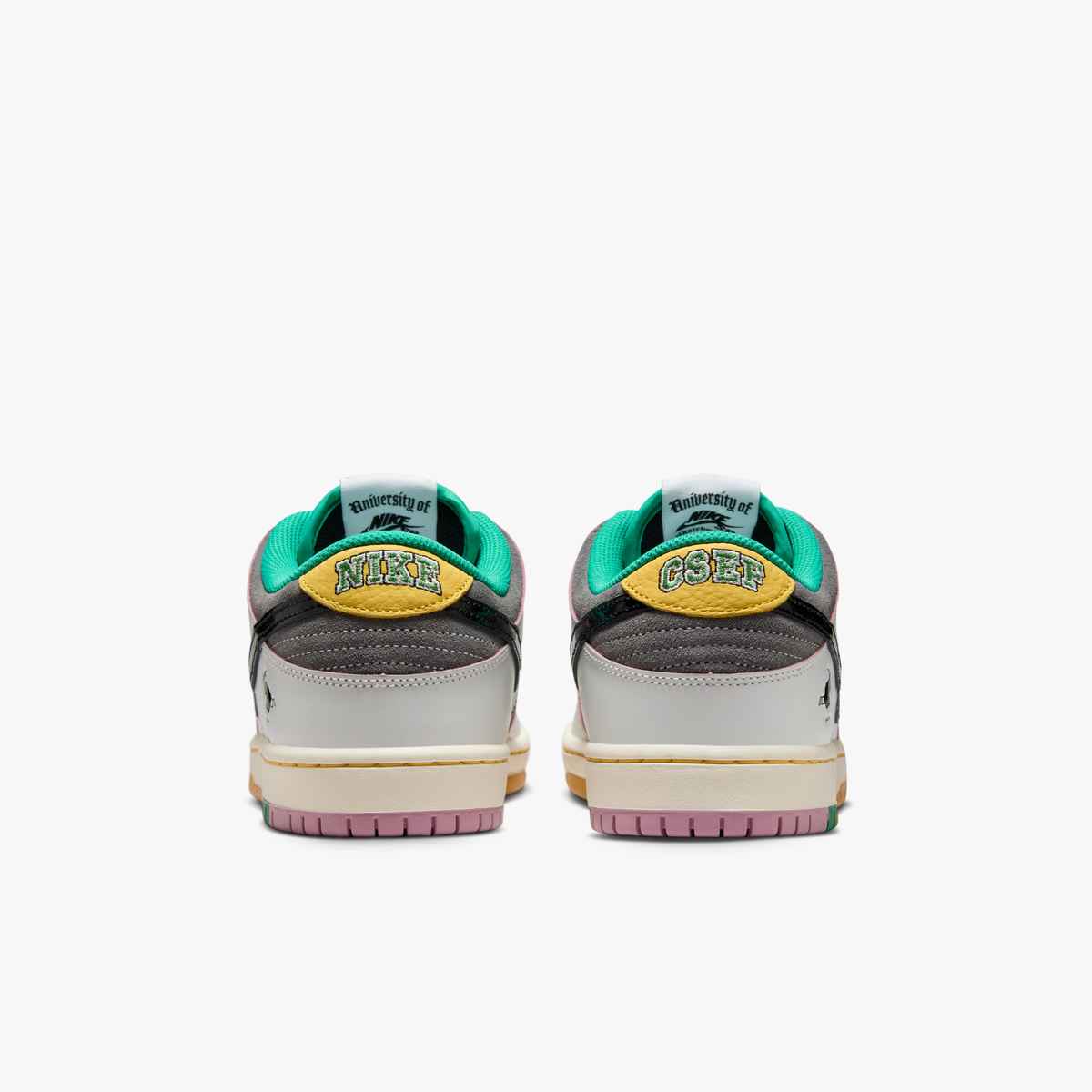 Pantofi sport Nike SB Dunk Low Pro x CSEF White and Black