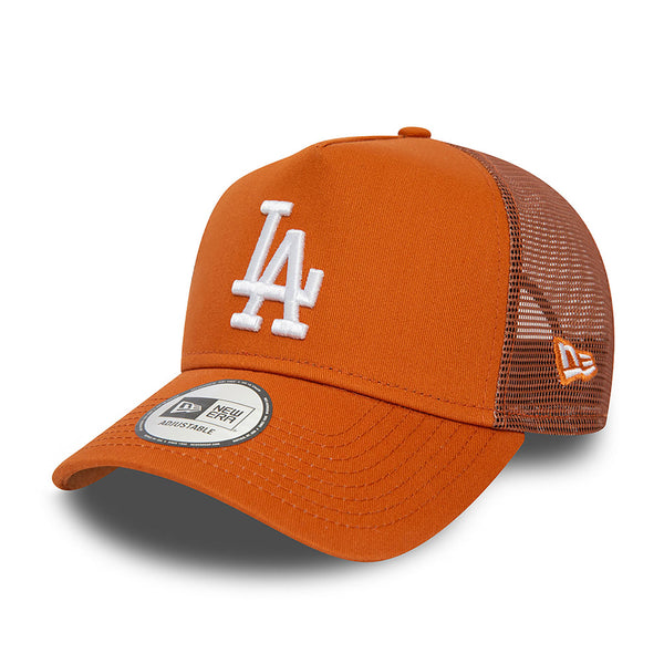 LA Dodgers League Essential Brown Trucker Cap